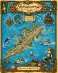 Treasure Map Tee - Islamorada Vintage Nautical Map Shirt