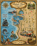 Treasure Map Tee - Redondo Beach Vintage Nautical Map Shirt